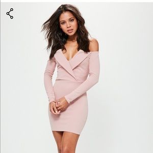 HP 💝 Missguided bardot foldover wrap dress